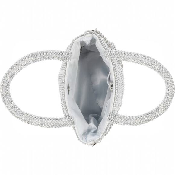 Jessica McClintock Crystal Embellished Chase Top Handle Mini Tote Bag - Picture 3 of 4